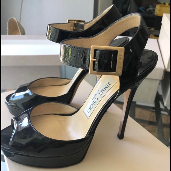 Jimmy Choo- gently used size 36.5 (6.5)-$200 - Picture 2 of 3